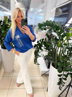 NOVÁ! Bavlněná halenka MEGI - XL